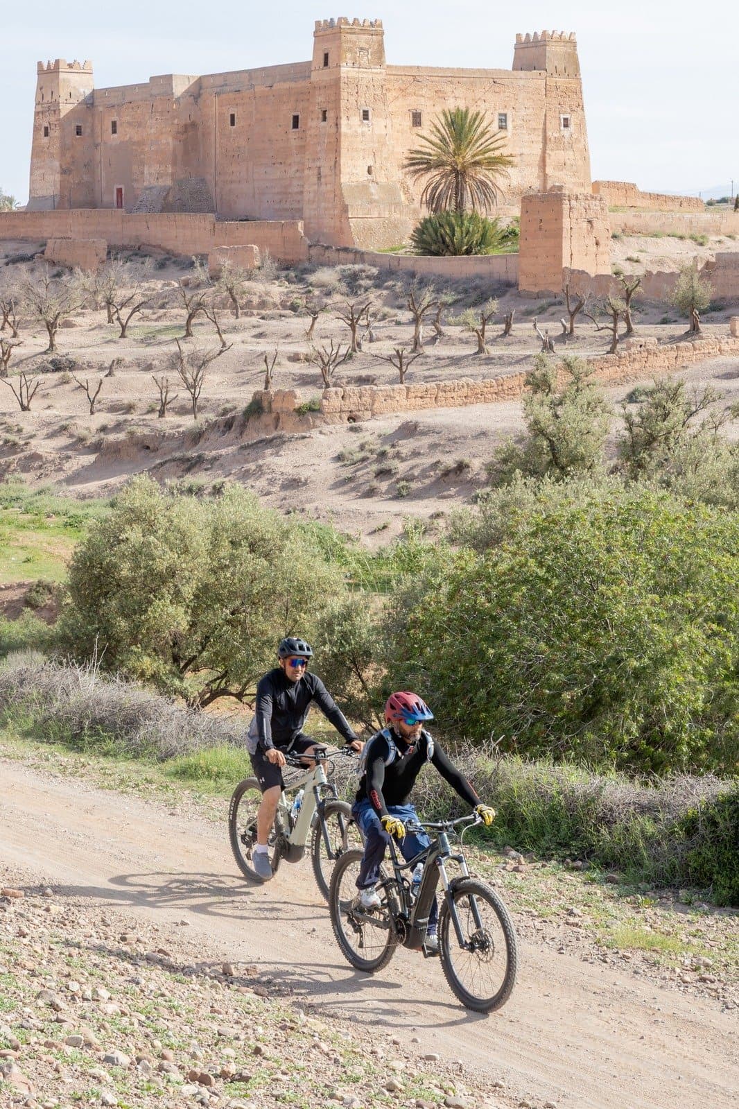 Tour e-bike désert d'Agafay Marrakech - Paysages du désert marocain